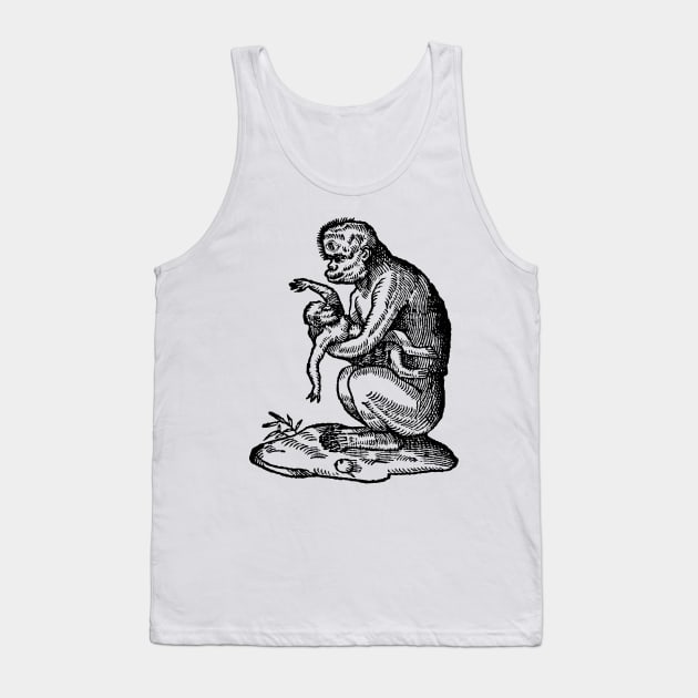 Third Eye Monkey Tank Top by Megatrip